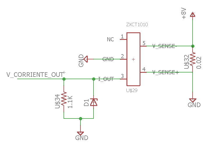 Circuito básico ZXCT1010 con protección Zener MMSZ5226BS