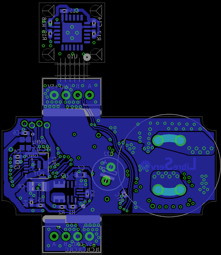 LibreServo v2.3 schematics. Candidate version | LibreServo