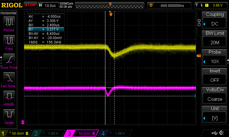 MPM3610 and AP2112 current decrease