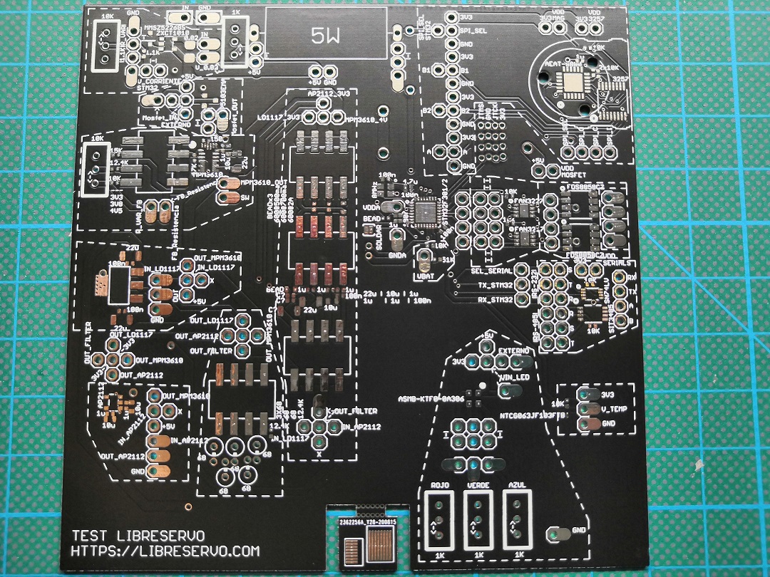 Placa test LibreServo